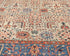 9x12 Gray Blue Aryana Afghan Hand Knotted Veg Dye Wool Area Rug